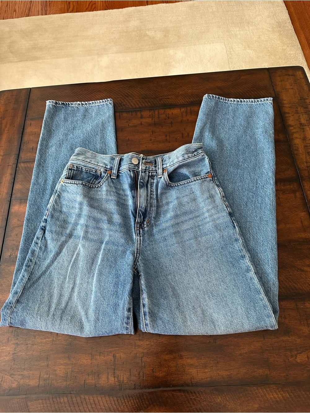 Madewell Baggy Straight Jeans